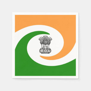 Indian flag napkin