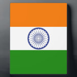 Indian Flag Plaque<br><div class="desc">I like flags of the world with all the different designs and colours!  Feel free to customise this to meet your needs.  Thanks for visiting and have a wonderful day!</div>