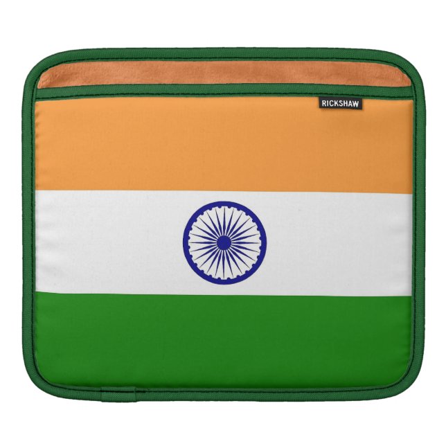 Indian Flag Rickshaw Sleeve (Front)