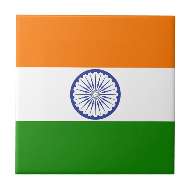 Indian Flag Tile (Front)