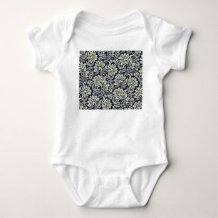 Indian Floral Ground Vintage Design Baby Bodysuit
