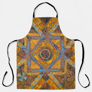 Indian Floral Paisley: Ethnic Medallion. Apron