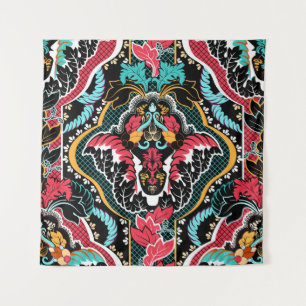 Indian Floral: Vintage Seamless Wallpaper. Tapestry
