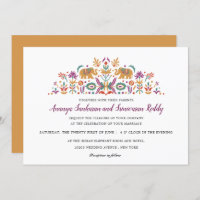 Indian Flower Elephant Mustard Yellow wedding