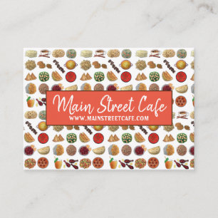 Indian Food Cuisine of India Restaurant Chef Business Card
