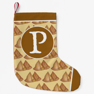 Indian Food Vegetarian Cooking Fried Samosa Pastry Small Christmas Stocking