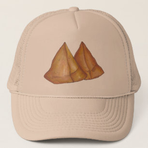Indian Food Vegetarian Cooking Samosas Pastry Trucker Hat