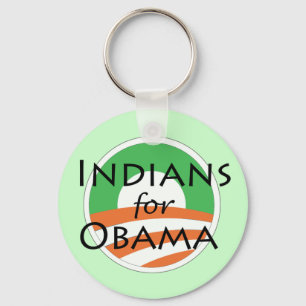 Indian for Obama Key Ring