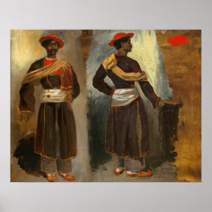 Indian from Calcutta - Eugène Delacroix Fine Art Poster