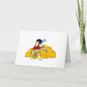 Indian Girl Holiday Card