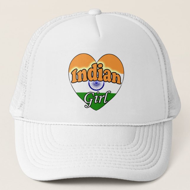 Indian Girl Trucker Hat (Front)