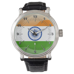 Indian glossy flag watch