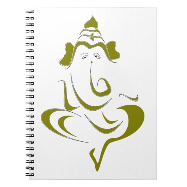 Indian God Ganesha Notebook (Front)