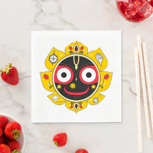 Indian God Of The Universe Napkins