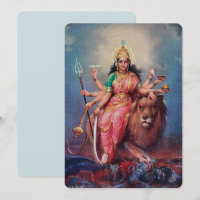Indian Goddess - Greeting Card