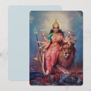 Indian Goddess - Greeting Card
