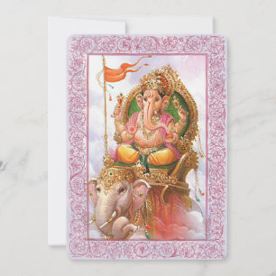 Indian Gods/Ganesha - Invitation Card