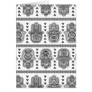 Indian Hand Drawn Hamsa Doodle