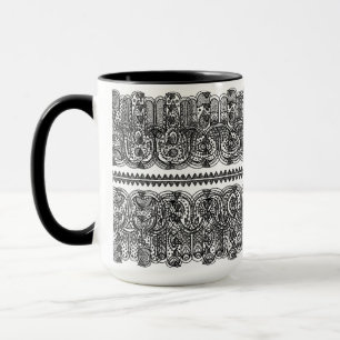 Indian Hand Drawn Hamsa Doodle Mug
