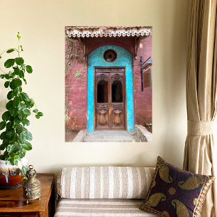 Indian Haveli Door Canvas Print