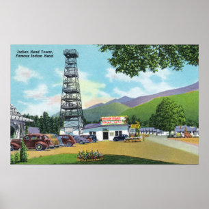 Indian Head and Indian Head Tower View Poster