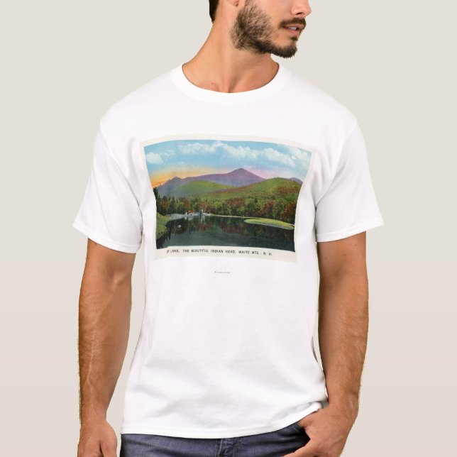Indian Head and Shadow Lake View T-Shirt (Front)