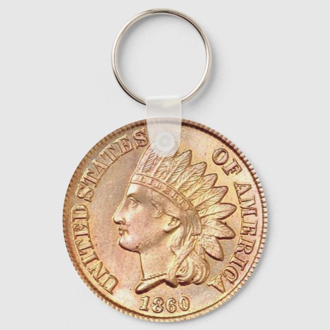Indian Head Cent Key Ring (Front)