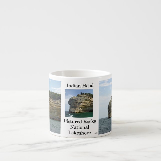 Indian Head espresso mug (Front)
