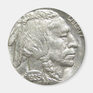 INDIAN HEAD NICKEL MAGNET