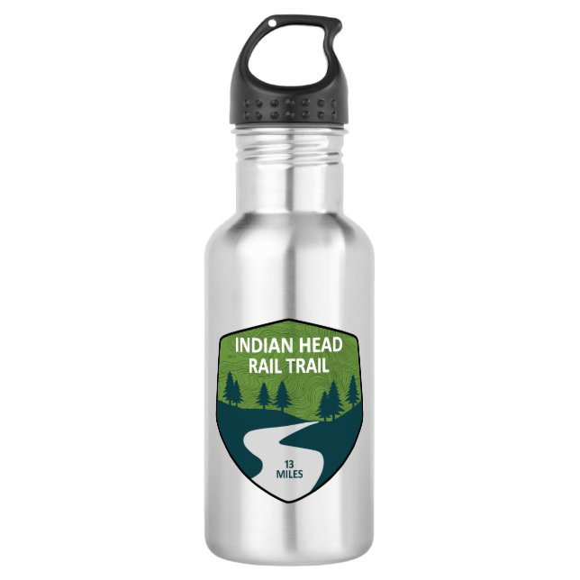 Indian Head Rail Trail 532 Ml Water Bottle (Front)