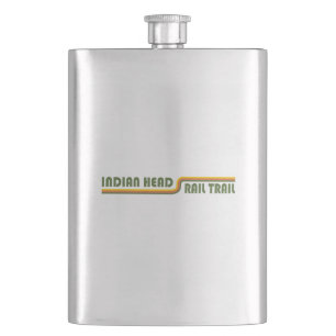 Indian Head Rail Trail Hip Flask