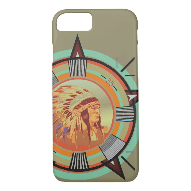 Indian Head Test Pattern Case-Mate iPhone Case (Back)