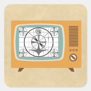 Indian Head Test Pattern Square Sticker