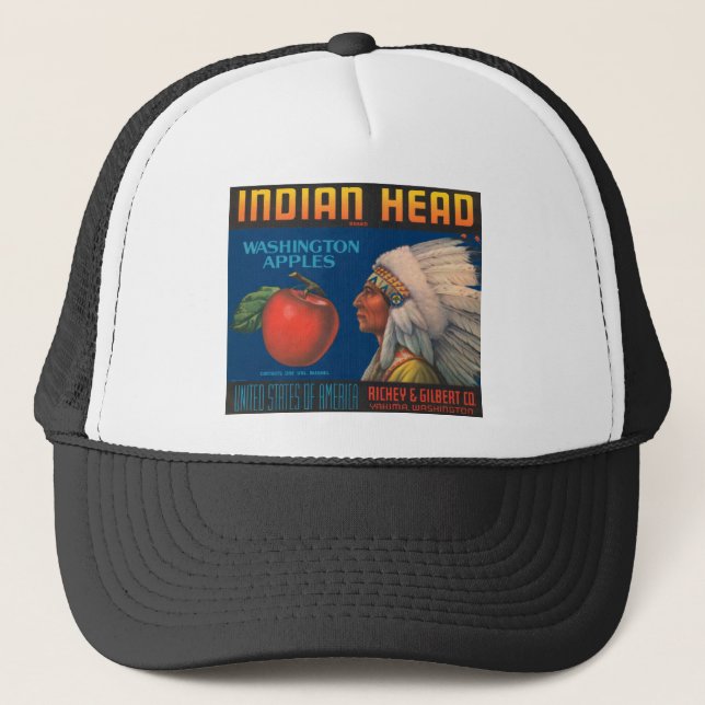Indian Head Trucker Hat (Front)