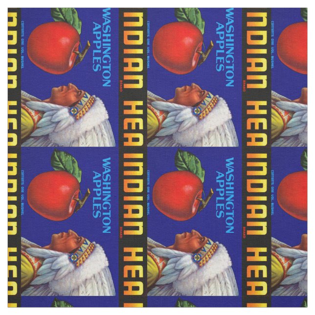 Indian Head Washington Apples Fabric (Swatch)