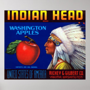 Indian Head Washington Apples Poster
