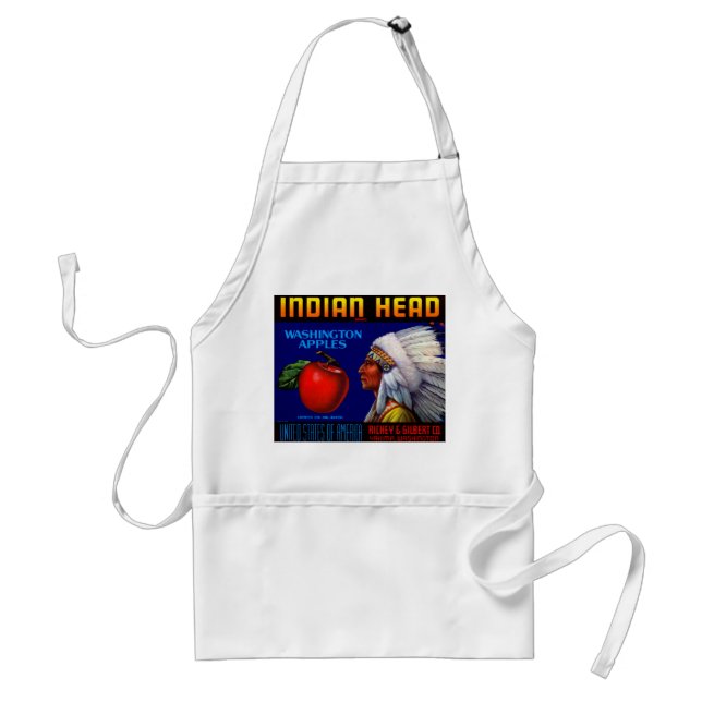 Indian Head Washington Apples Standard Apron (Front)
