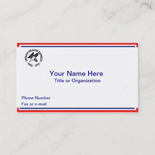 Indian Health Service Business Cards