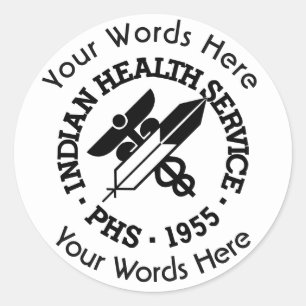 Indian Health Service Custom Sticker