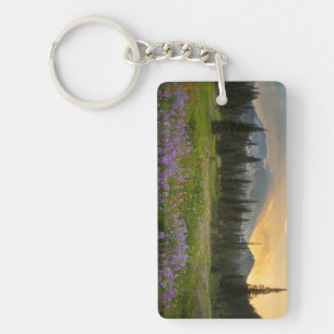 Indian Henry's Hunting Ground at sunrise Key Ring