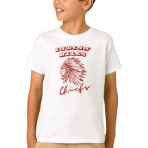 Indian Hills Chiefs Boys' White School Pride Tee