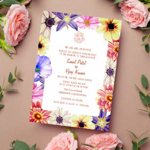 Indian Hindu Wedding Ganesha Invitation