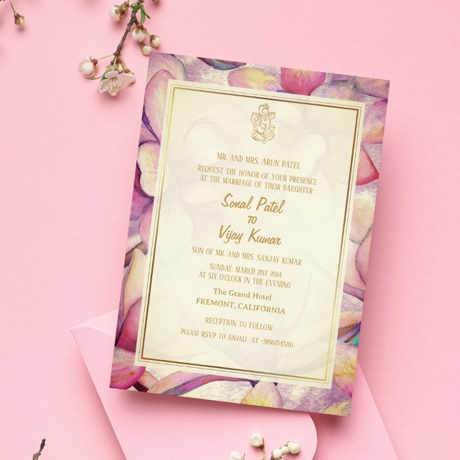 Indian Hindu Wedding Ganesha Invitation (Creator Uploaded)