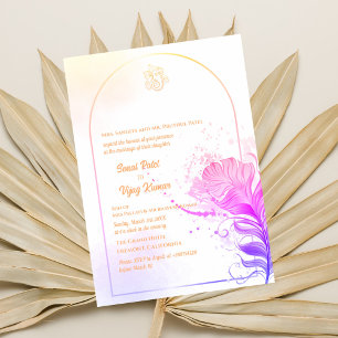 Indian Hindu Wedding Ganesha Invitation