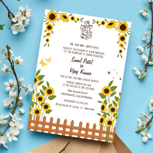 Indian Hindu Wedding Ganesha Invitation