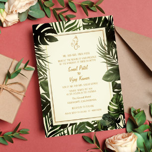 Indian Hindu Wedding Ganesha Invitation