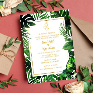 Indian Hindu Wedding Ganesha Invitation