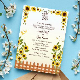 Indian Hindu Wedding Ganesha Invitation