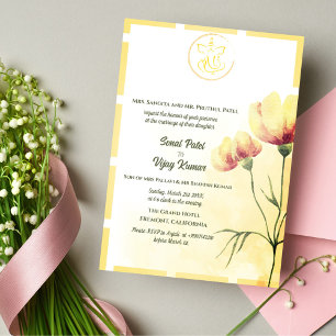 Indian Hindu Wedding Ganesha Invitation