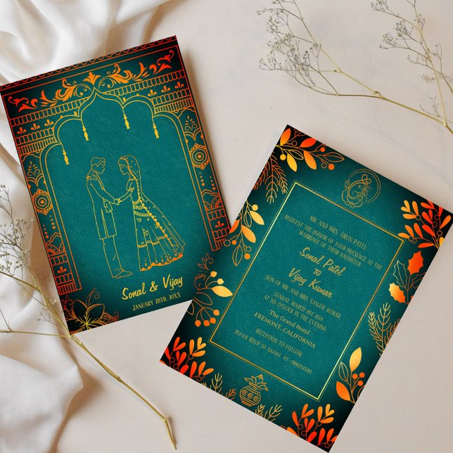 Indian Hindu Wedding Ganesha Invitation (Creator Uploaded)